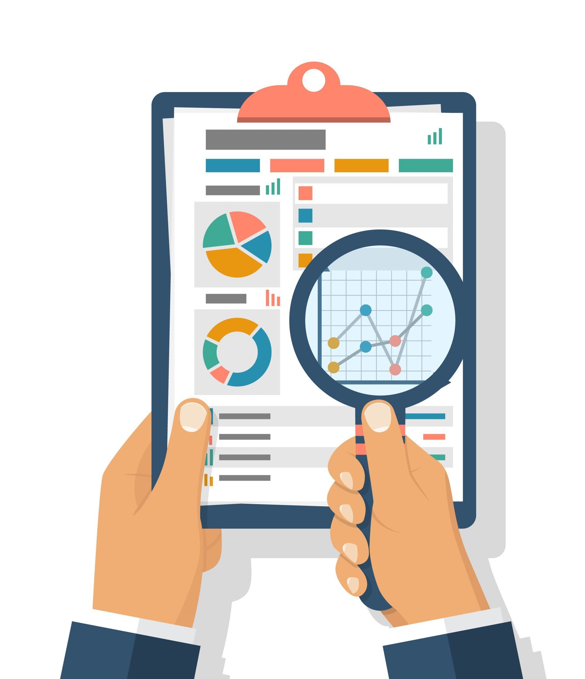 Financial,Accounting,Concept.,Organization,Process,,Analytics,,Research,,Planning,,Report,,Market Picture of report with Graphs and Charts